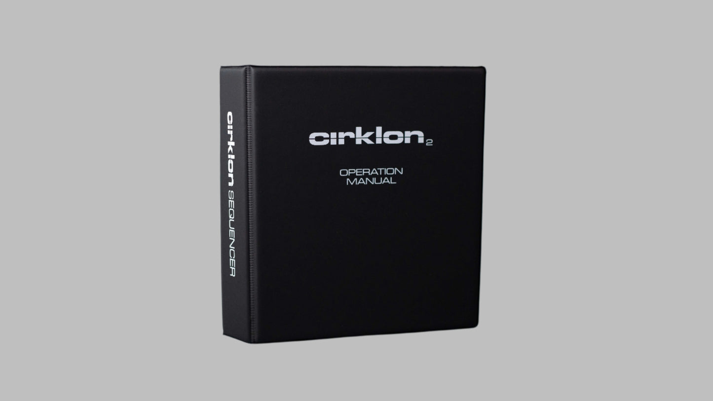 Operation Manual Binder