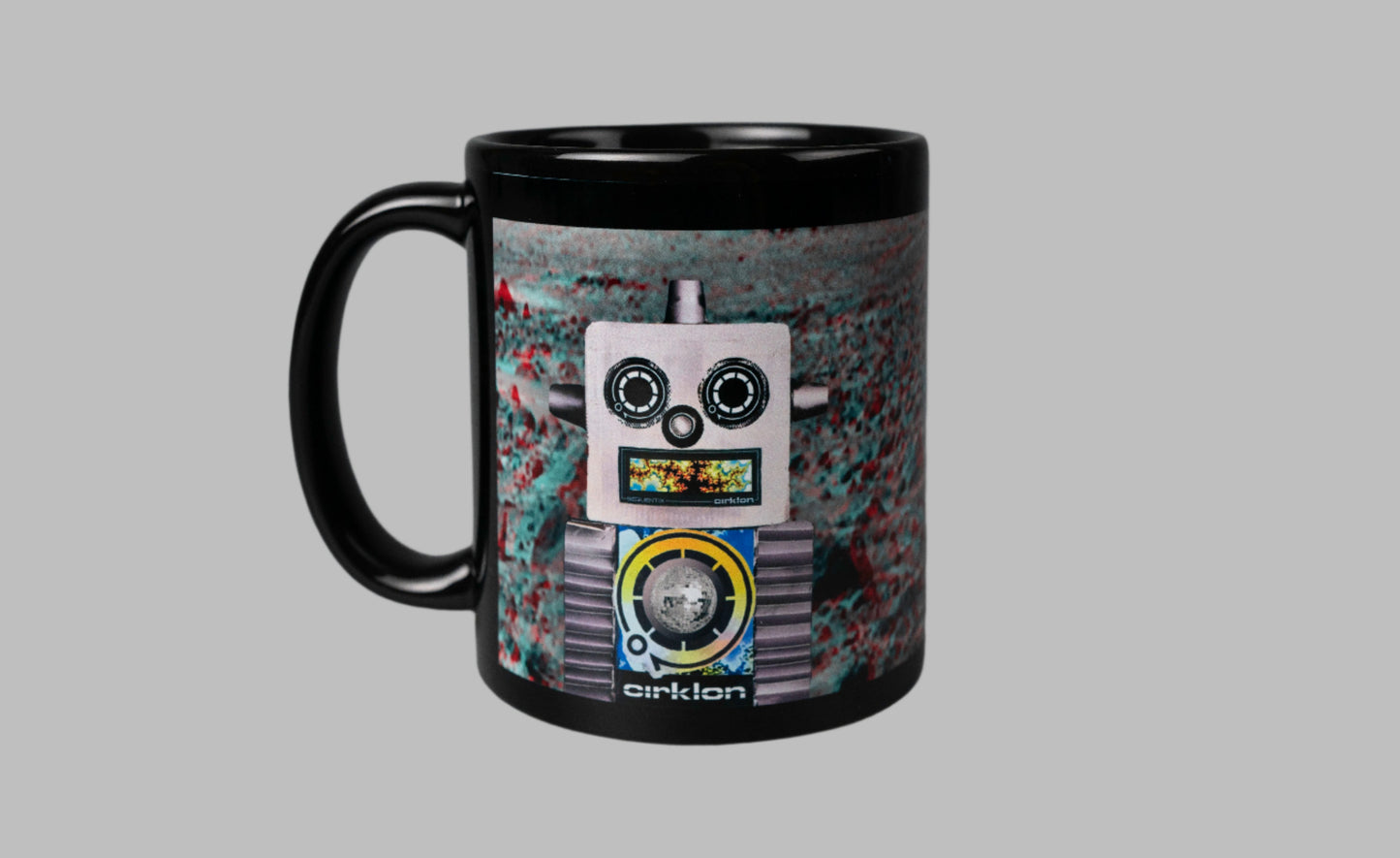 Mug - Robot + 3D Background