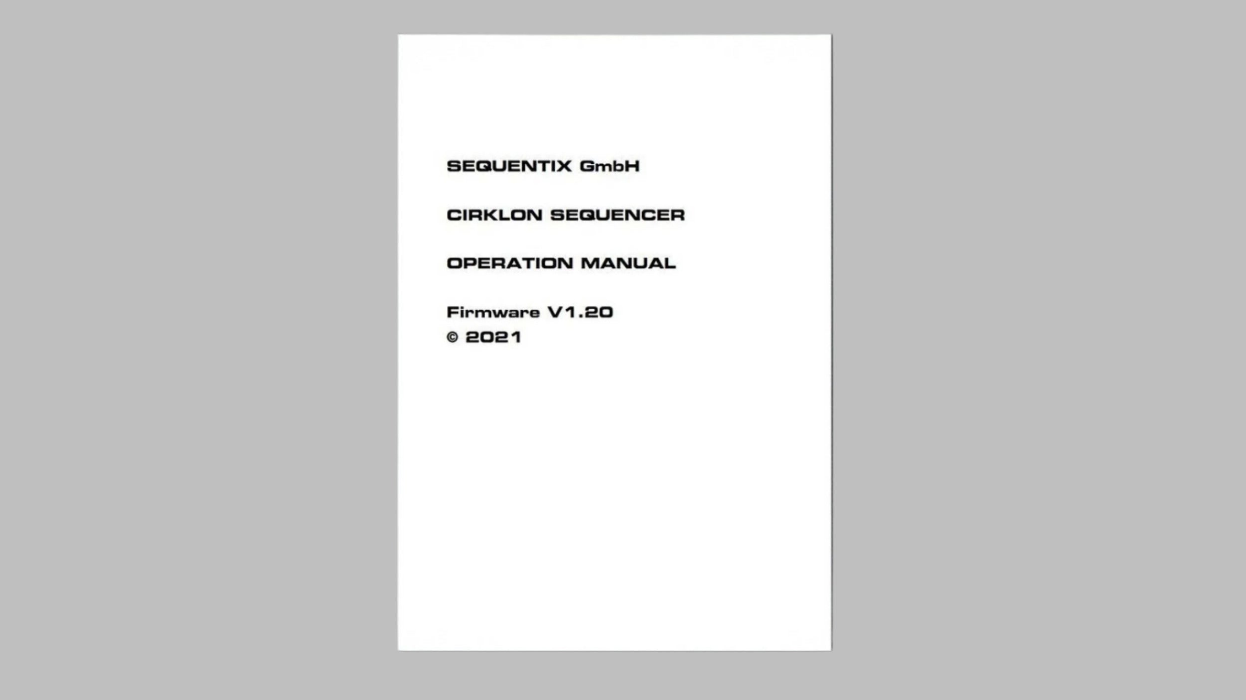 Operation Manual v1.20 Paper Insert – Sequentix GmbH